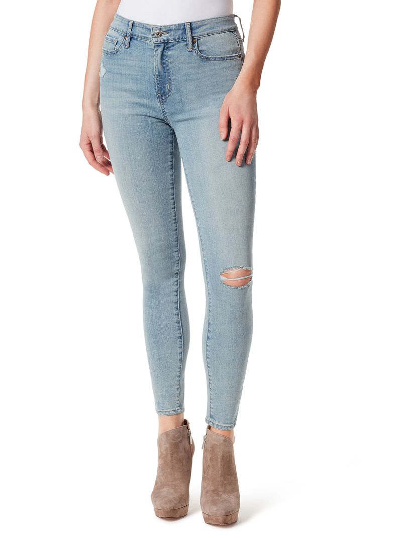 Calça Jeans Jessica Simpson Adored High Rise Sk Feminino Azuis | 60349LWEB