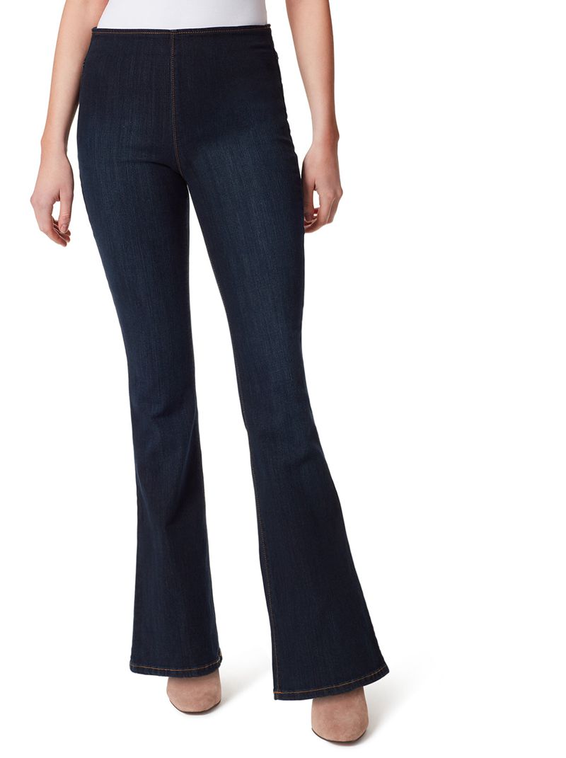 Calças Jessica Simpson Pull on Flare Feminino Pretas | 60783NXVE