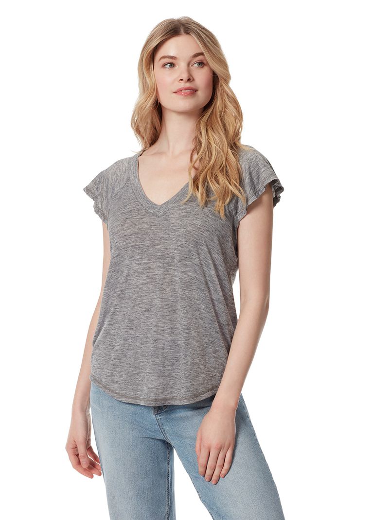 Camiseta Jessica Simpson Gracie Feminino Cinzentas | 72453OAUC