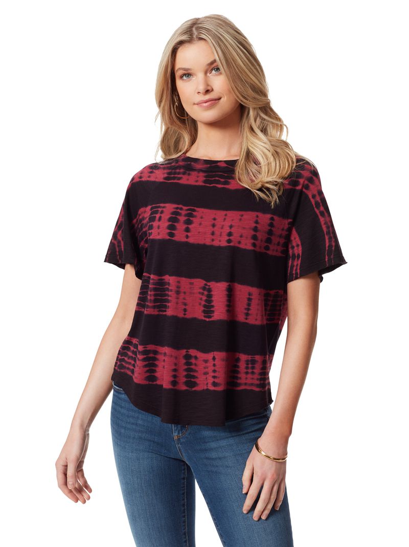 Camiseta Jessica Simpson Stevie Graphic Feminino Bordeaux | 09425WCPA