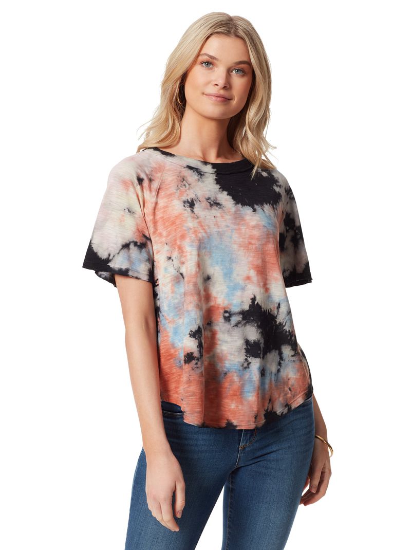 Camiseta Jessica Simpson Stevie Graphic Feminino Pretas | 35267KSWC