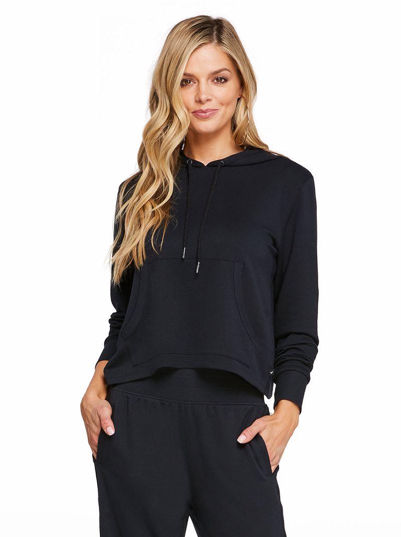 Loungewear Jessica Simpson Fisher Crop Feminino Pretas | 21438LGVP