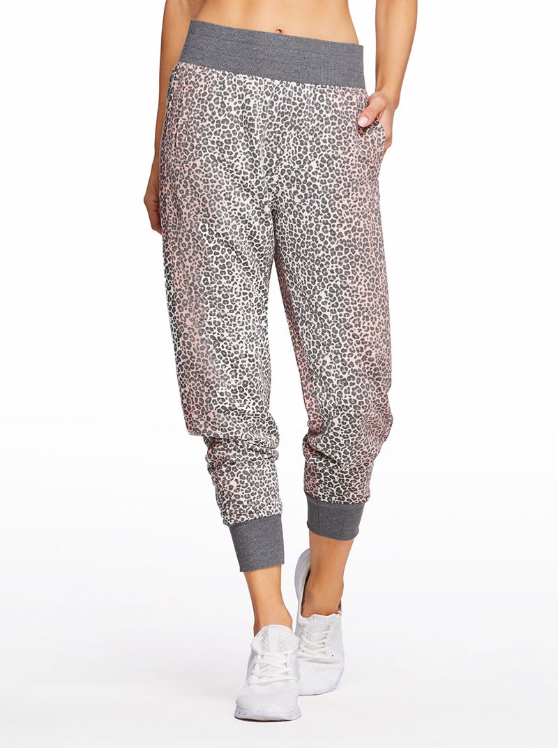 Loungewear Jessica Simpson Tanya Jogger Feminino Branco Pretas | 43910RWQE