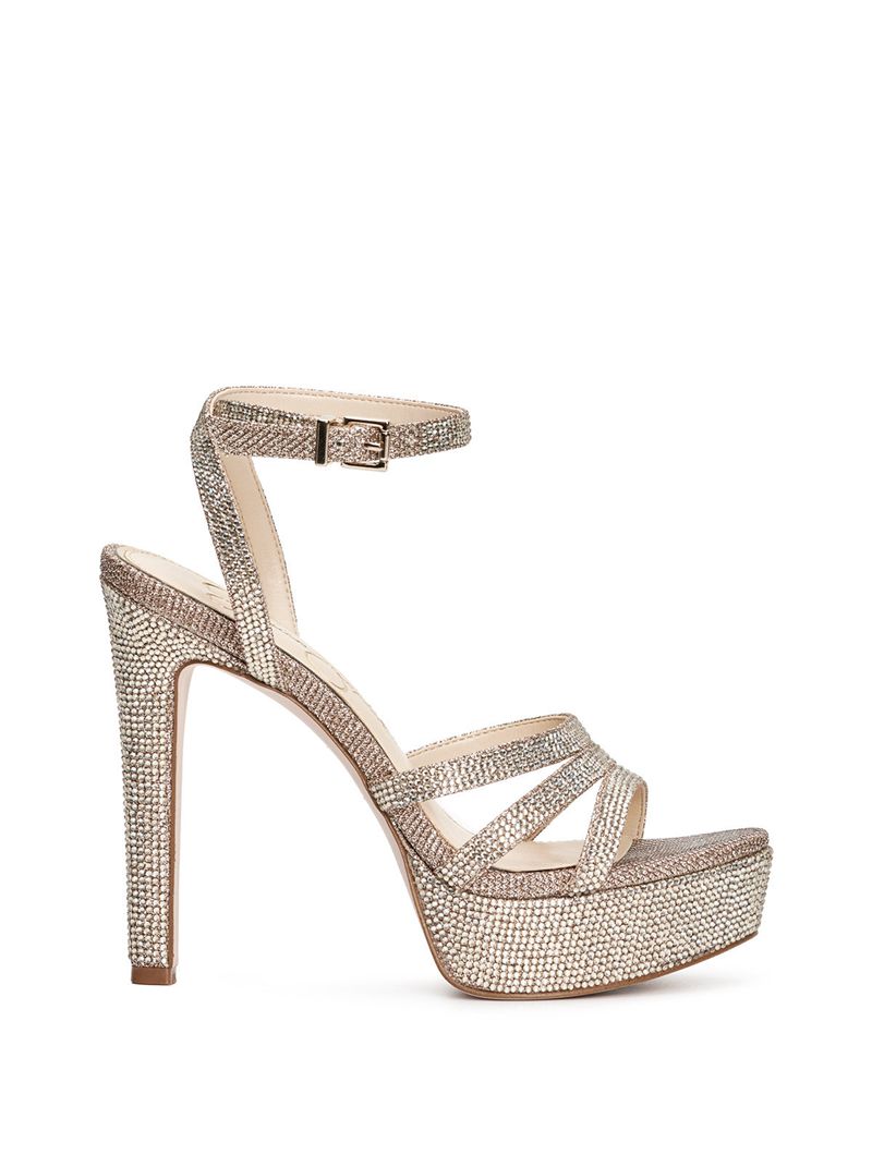 Sandalias Jessica Simpson Bal Feminino Douradas | 57263JNKV