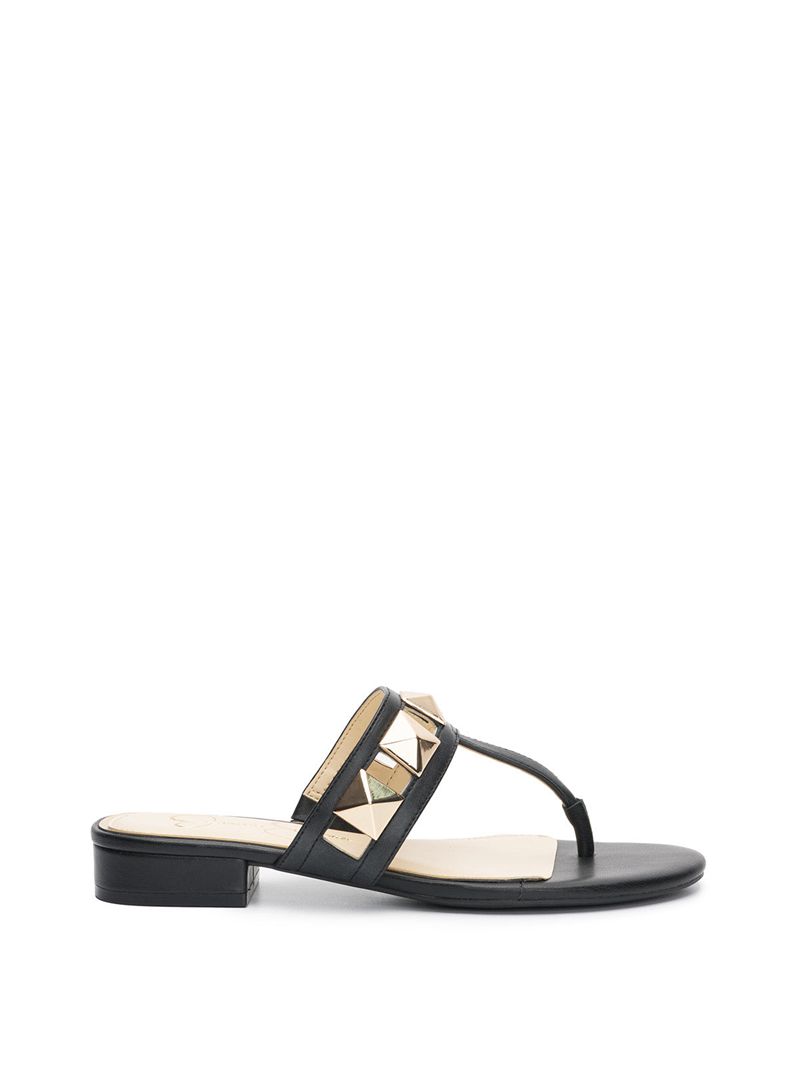 Sandalias Jessica Simpson Movena Thong Feminino Pretas | 70298HUAX