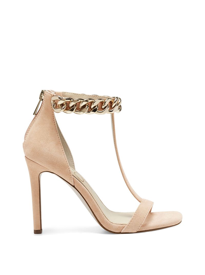 Sandalias Jessica Simpson Omesa Feminino Bege | 89713ULAE