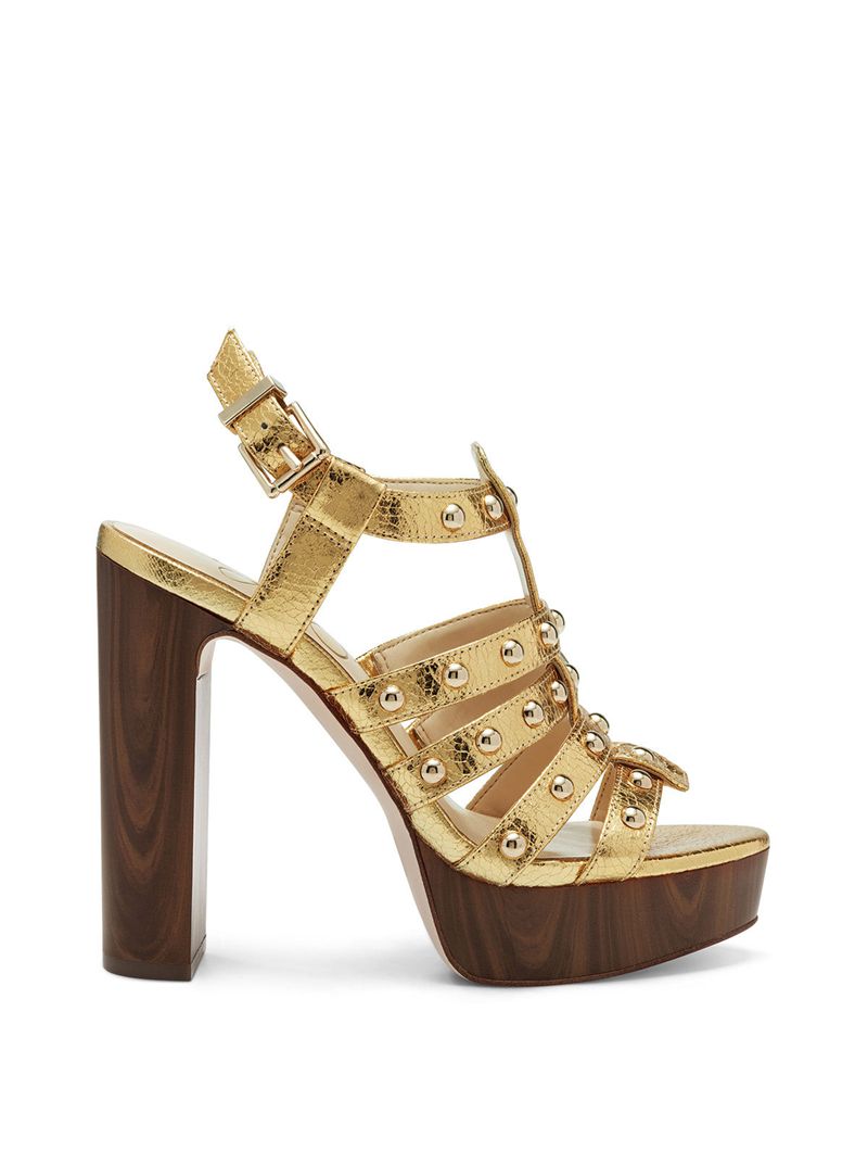 Sandalias Jessica Simpson Rienne Feminino Douradas | 27435BGAL