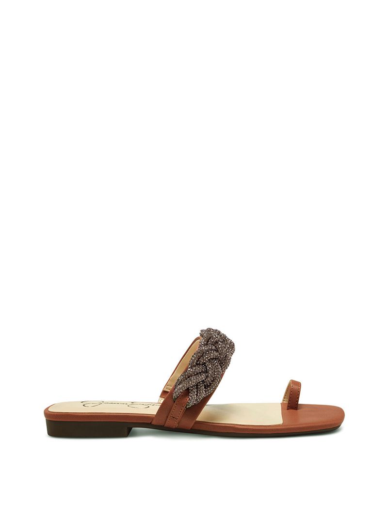 Sandalias Jessica Simpson Row Feminino Marrom | 58472LWMR