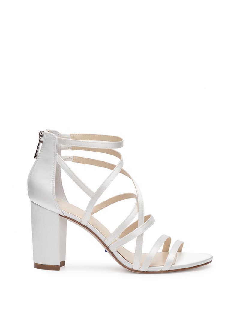 Sandalias Jessica Simpson Stassey Feminino Branco | 38679NOGX