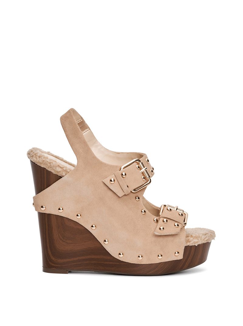 Sandalias Jessica Simpson Tym Feminino Bege | 65129MJBR