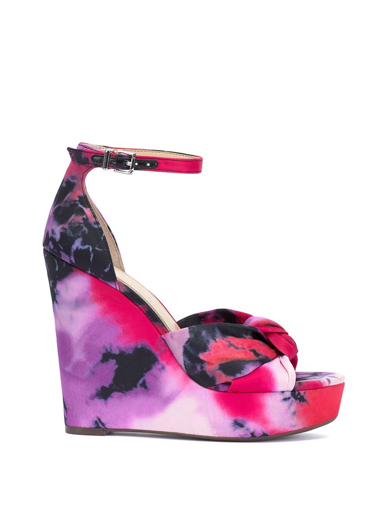 Sandalias Jessica Simpson Tyssie Feminino Rosa Roxo Multicoloridas | 61789DVKQ