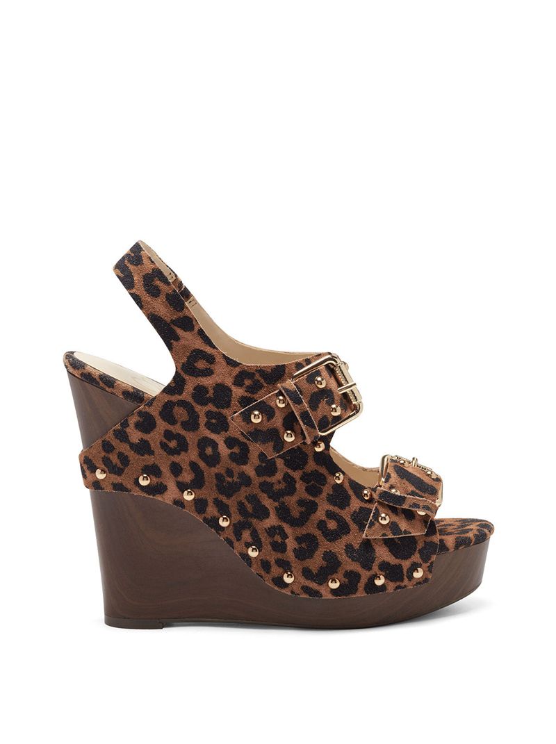 Sapatos Cunha Jessica Simpson Tym Feminino Bege Leopardo | 14639KVQU