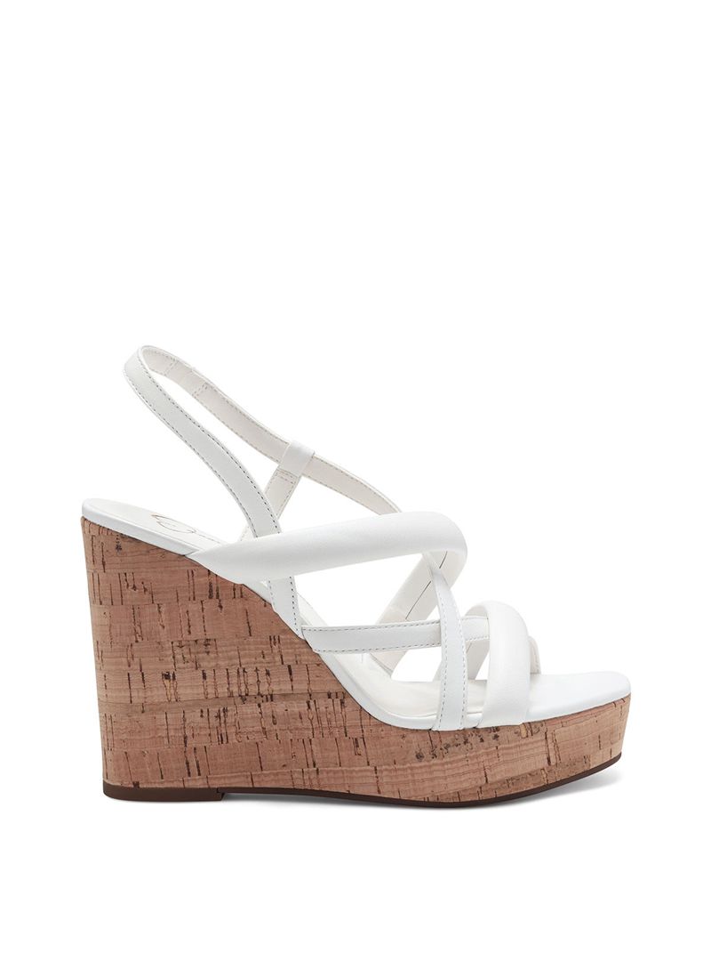 Sapatos Plataforma Jessica Simpson Sim Feminino Branco | 01863RMHT