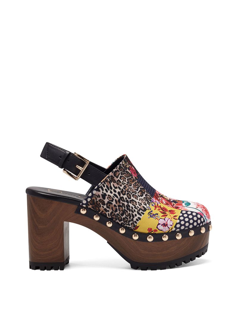 Sapatos Plataforma Jessica Simpson Tiarah Clog Feminino Multicoloridas | 12750QHKI