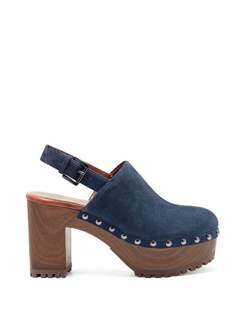 Sapatos Plataforma Jessica Simpson Tiarah Clog Feminino Azul Marinho | 21594NICH