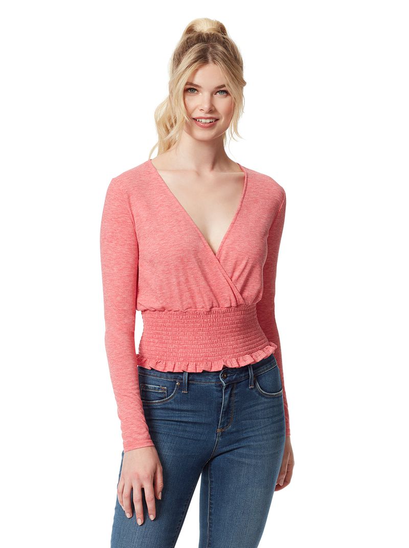 Tops Jessica Simpson Dylan Blouse Feminino Rosa | 40635FVSA