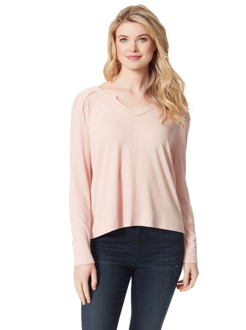 Tops Jessica Simpson Esma Feminino Rosa | 60831ASYT