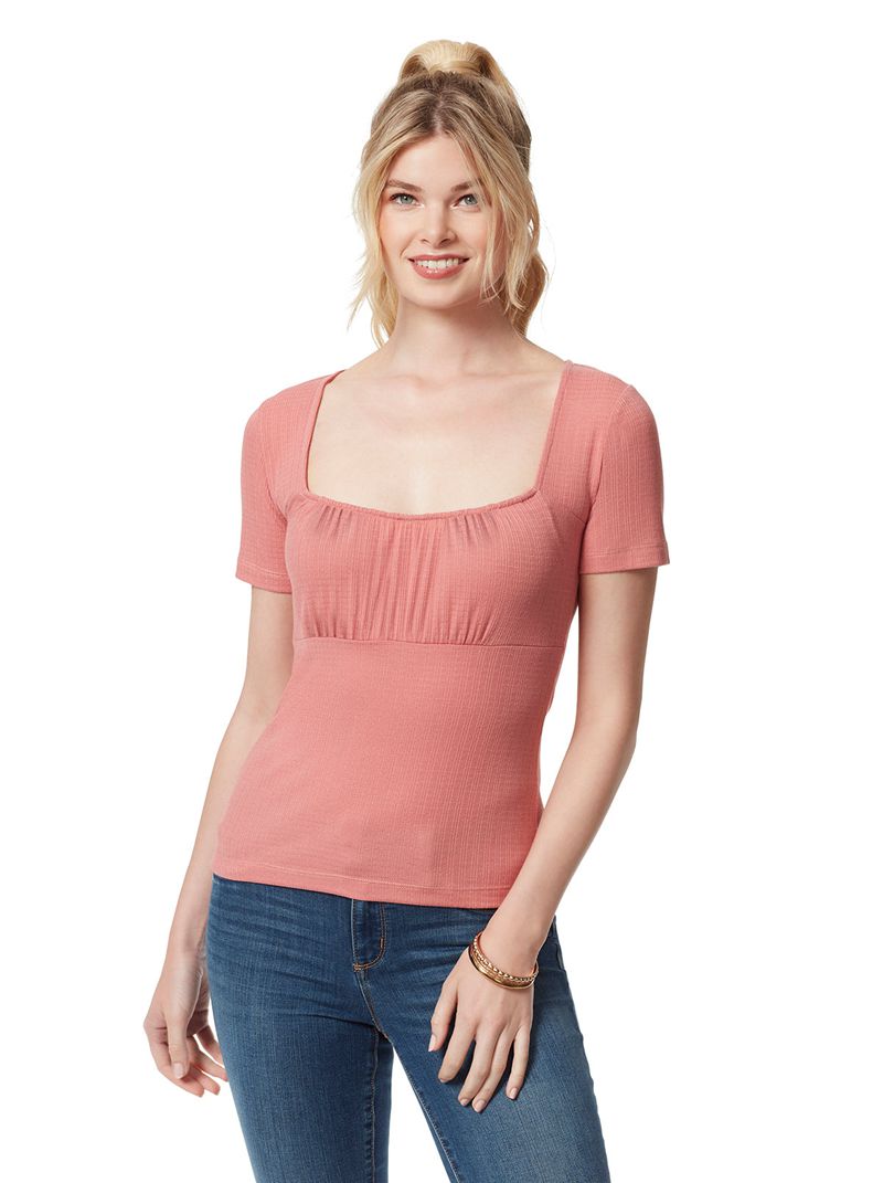 Tops Jessica Simpson Jordyn Sweetheart Feminino Rosa | 78402QRJI