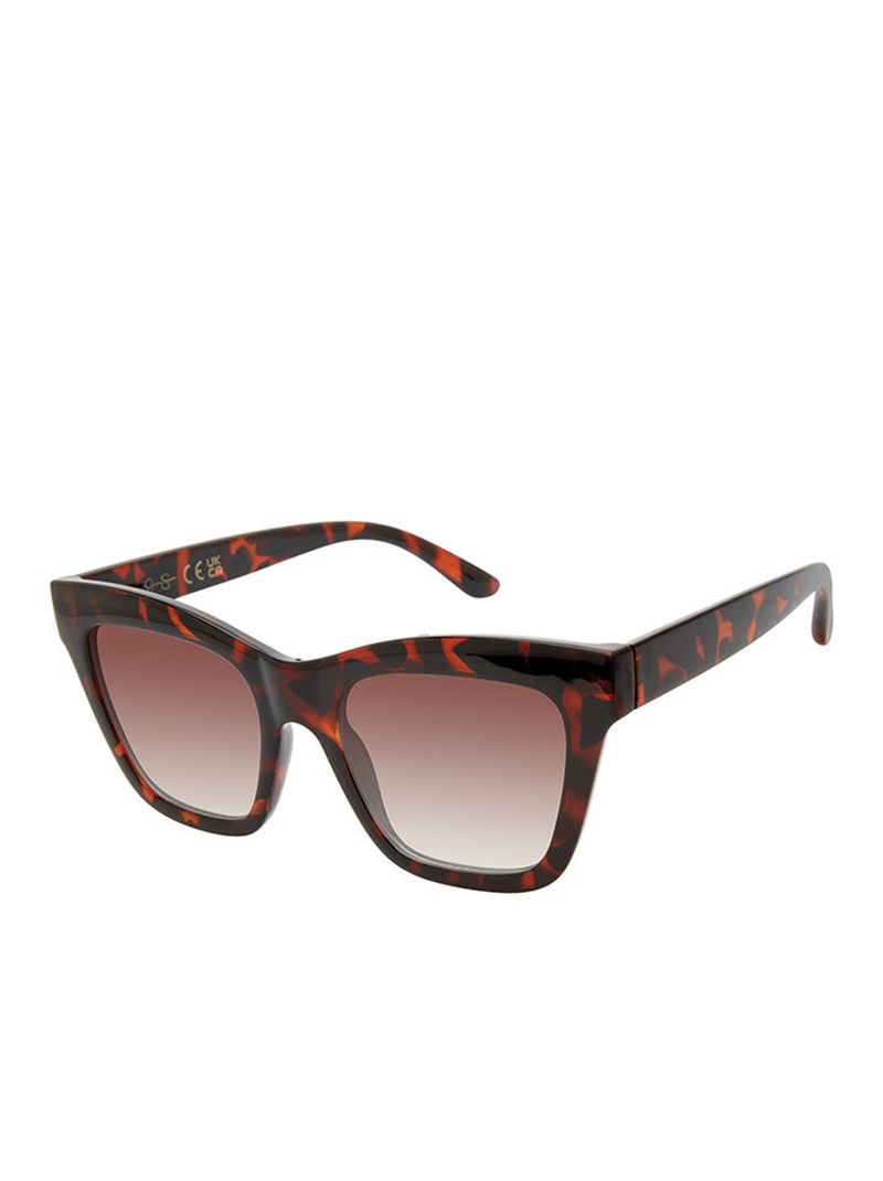 Óculos De Sol Jessica Simpson Classicos Rectangular Feminino Marrom | 78635AONM