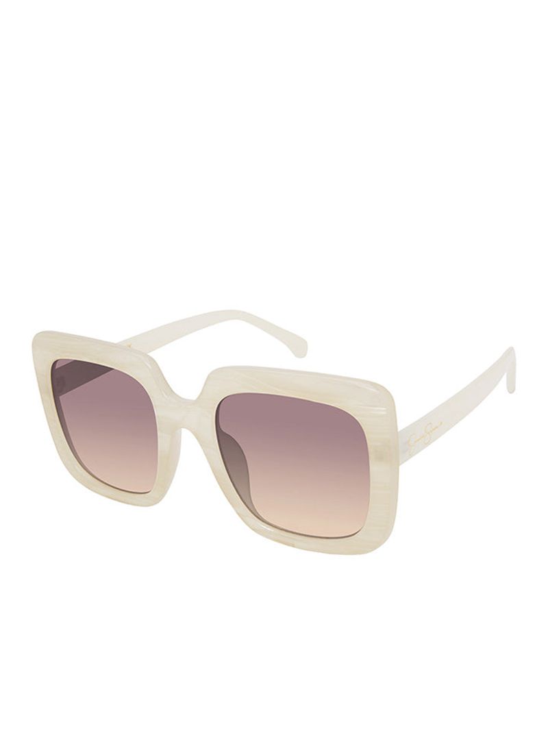 Óculos De Sol Jessica Simpson Fashionable Square Feminino Creme | 86721YZPC