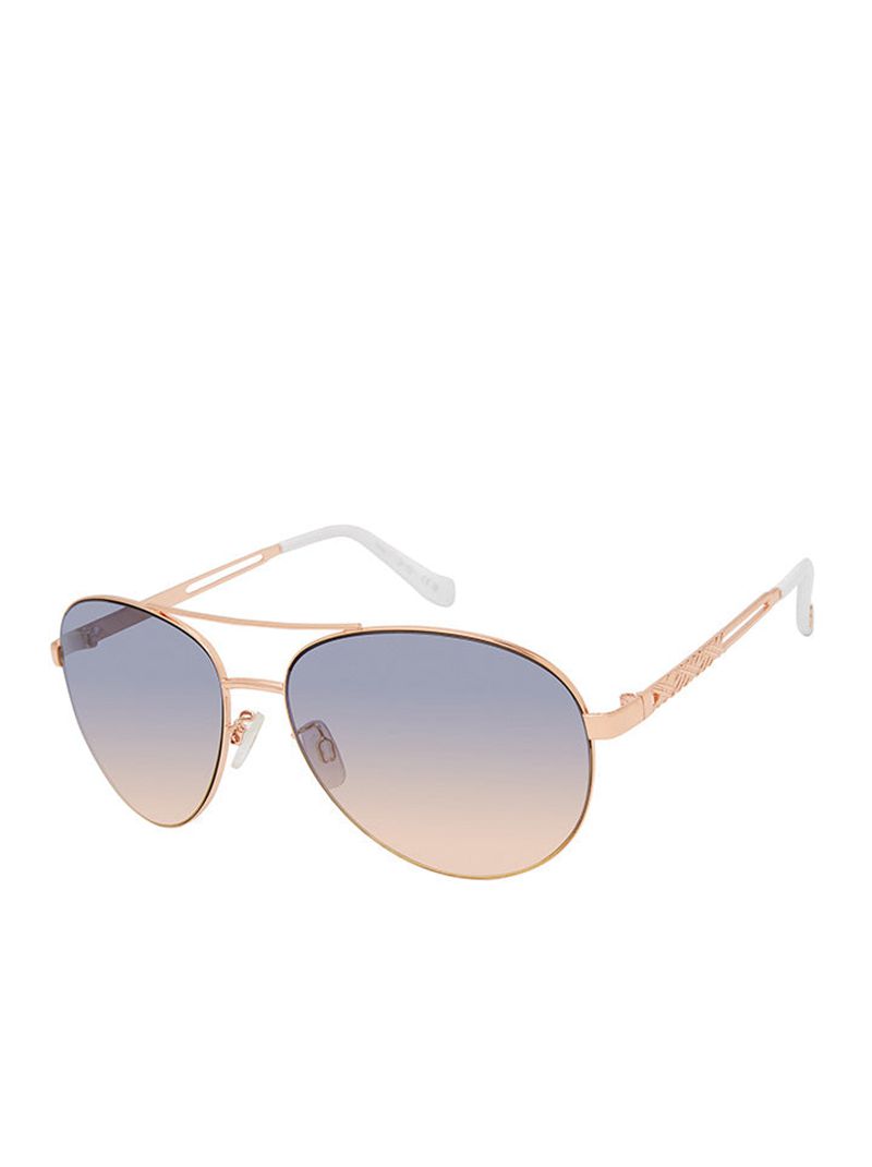 Óculos De Sol Jessica Simpson Metal Pilot Aviator Feminino Branco | 31605WLTU