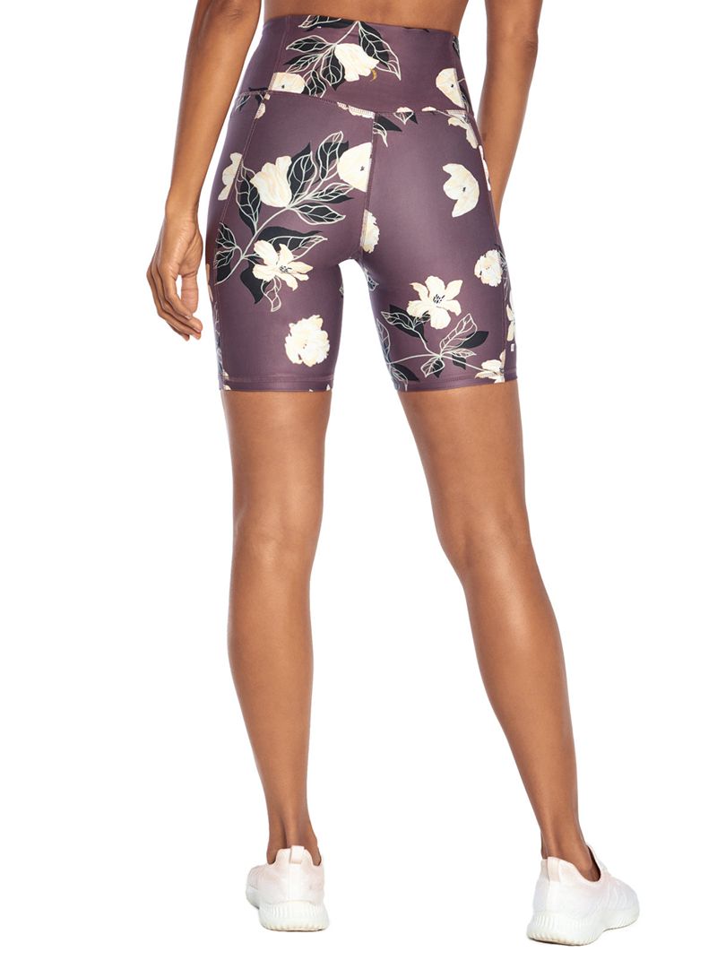 Bermudas Jessica Simpson Tummy Control Feminino Branco Pretas Roxo | 74239EVPM