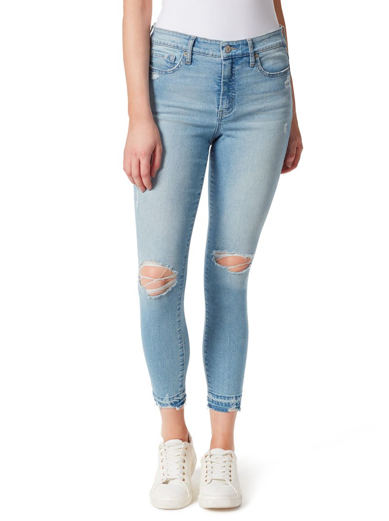 Calça Jeans Jessica Simpson Adored Ankle Sk Feminino Azuis | 21906DQEF