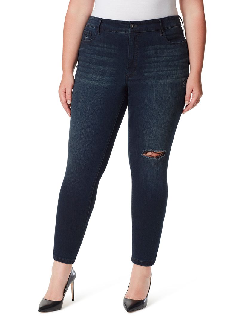 Calça Jeans Jessica Simpson Adored Ankle Sk Feminino Pretas | 63198OSZK