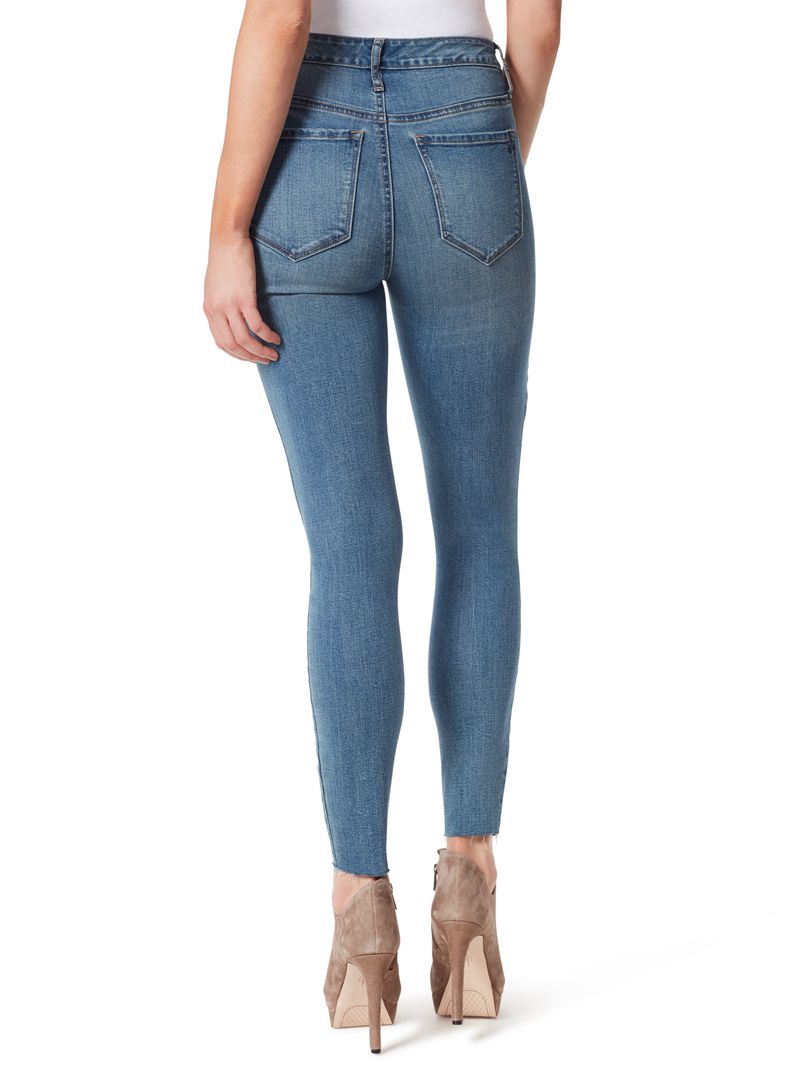 Calça Jeans Jessica Simpson Adored High Rise Sk Feminino Azuis | 24685SLGB