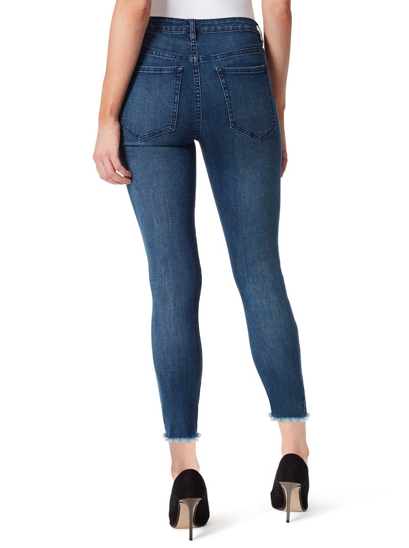 Calça Jeans Jessica Simpson Adored High Rise Sk Feminino Azuis | 58603JIUA