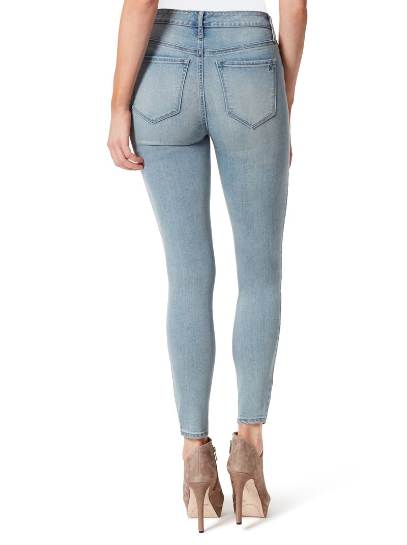 Calça Jeans Jessica Simpson Adored High Rise Sk Feminino Azuis | 60349LWEB