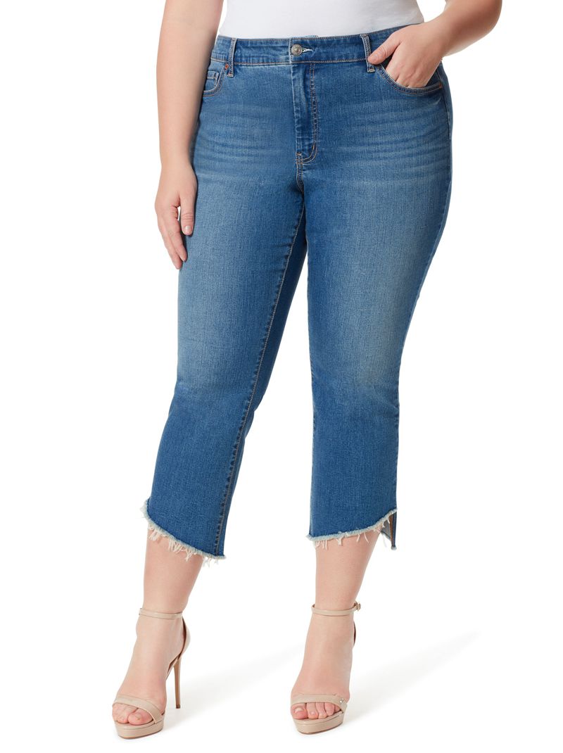 Calça Jeans Jessica Simpson Adored High Rise Kick Flare Feminino Azuis | 61397MFIX