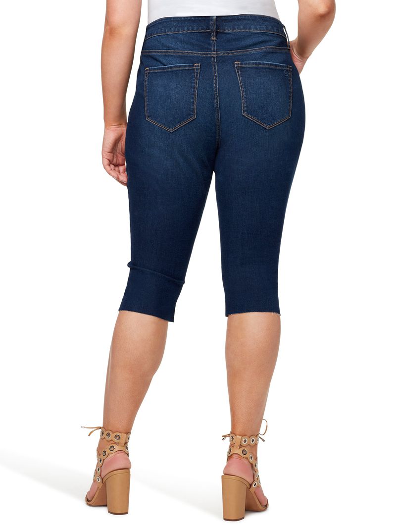 Calça Jeans Jessica Simpson Adored Slim Knicker Feminino Pretas | 32591RHCY