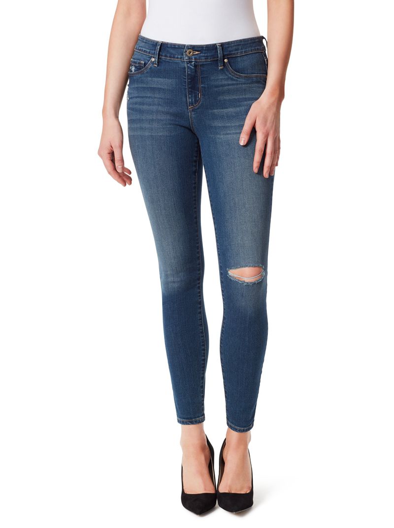 Calça Jeans Jessica Simpson Kiss Me Sk Feminino Azuis | 19376TBES