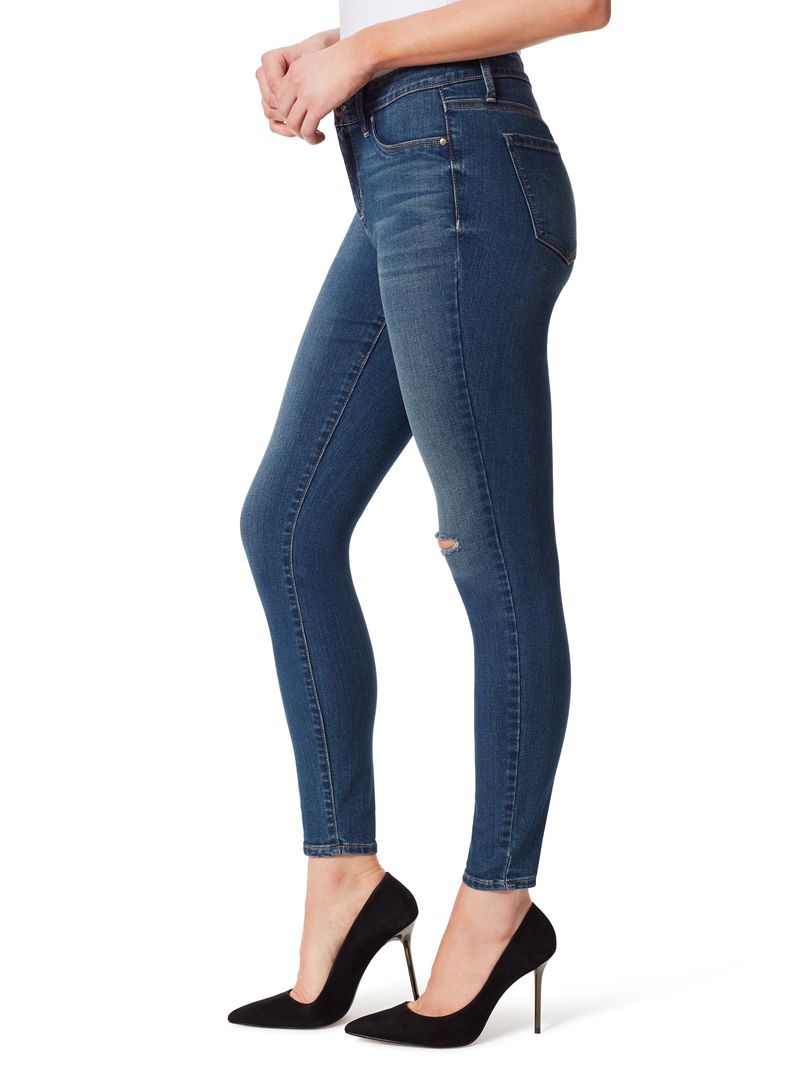 Calça Jeans Jessica Simpson Kiss Me Sk Feminino Azuis | 19376TBES