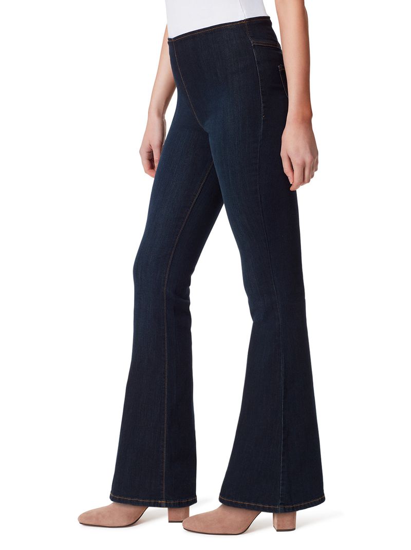 Calça Jeans Jessica Simpson Pull on Flare Feminino Pretas | 31205QAKE