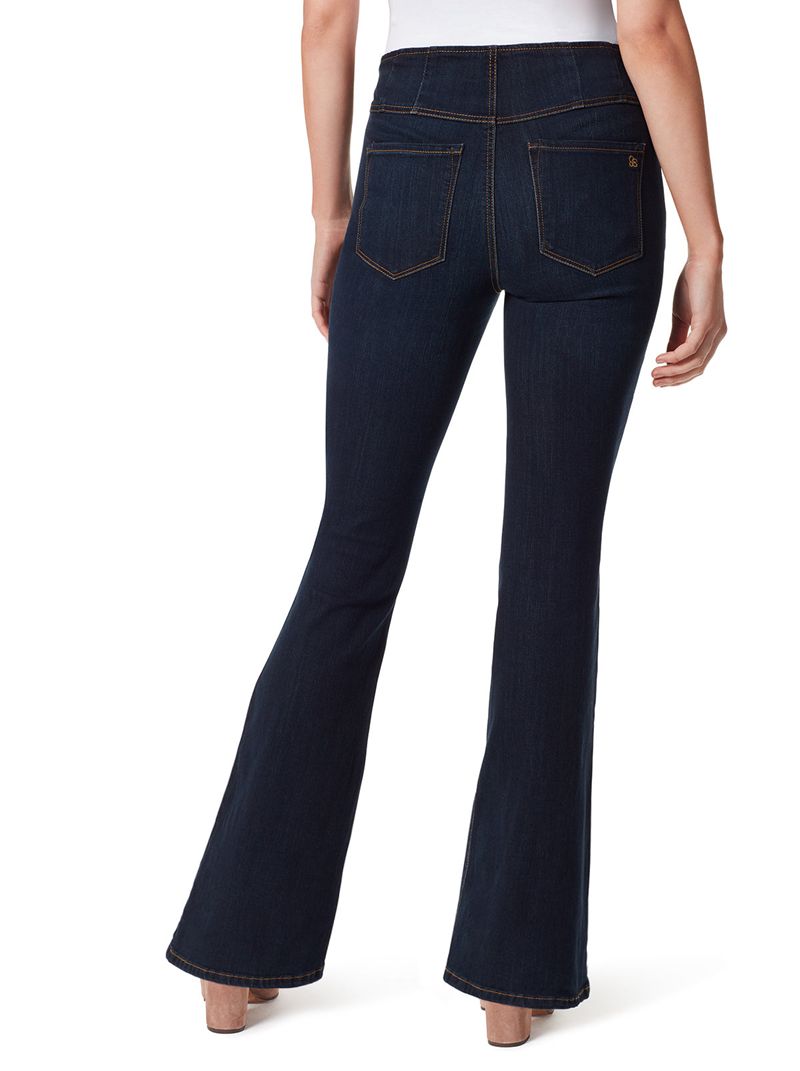 Calça Jeans Jessica Simpson Pull on Flare Feminino Pretas | 31205QAKE