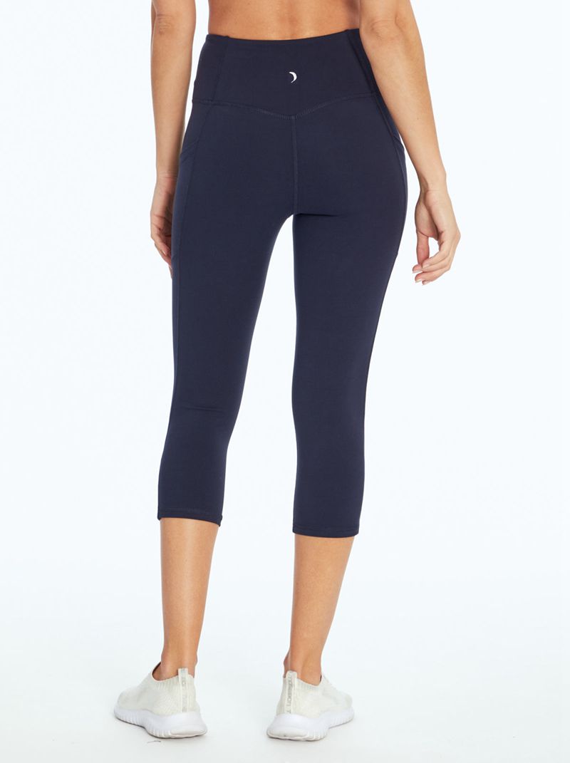 Calças Capri Jessica Simpson Tummy Control Solid Feminino Azuis | 43672JKEX