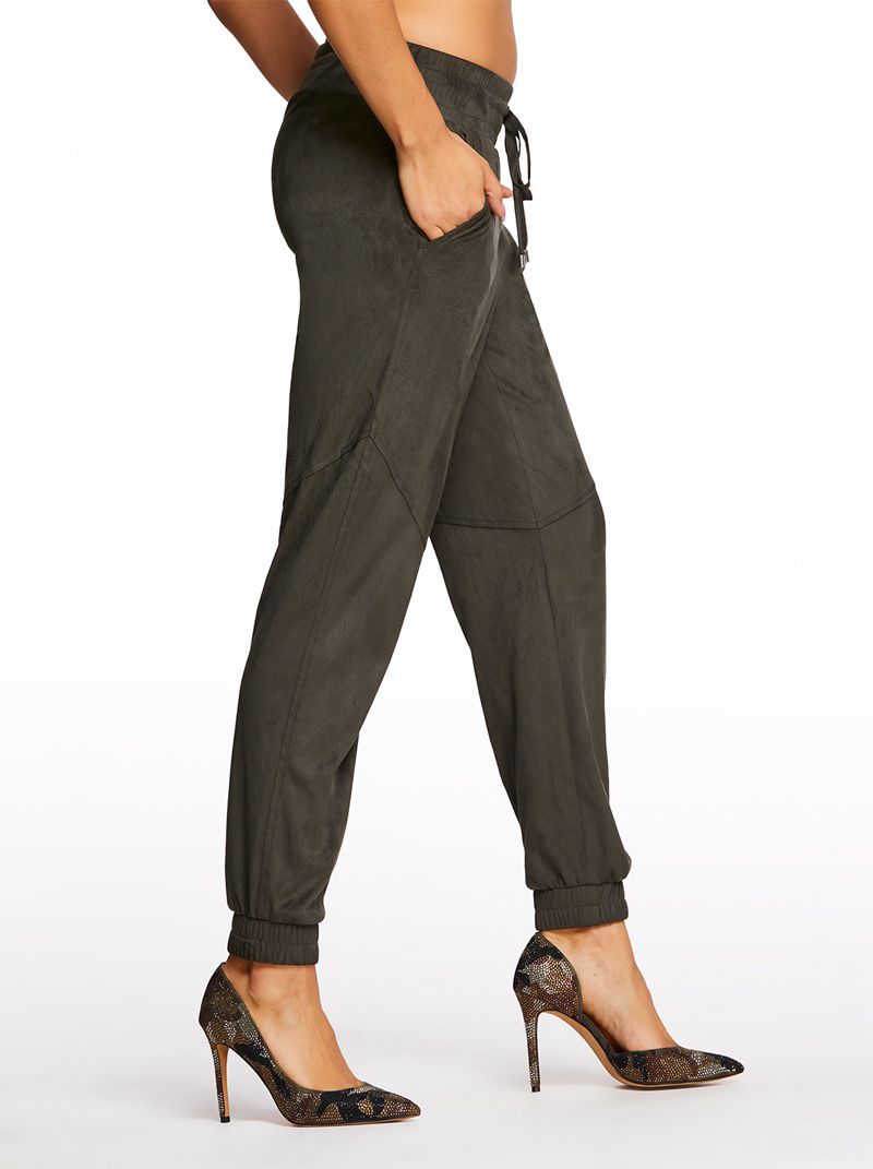 Calças Jessica Simpson Aida Soft Jogger Feminino Marrom | 32976HZQP