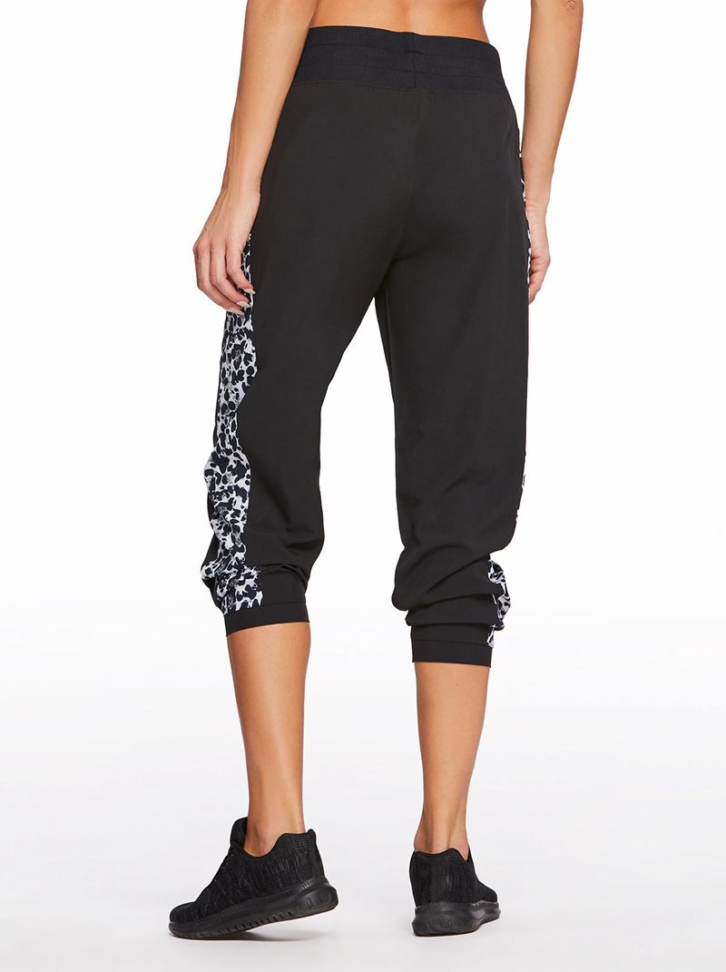 Calças Jessica Simpson Ella Woven Jogger Feminino Pretas | 53410JTWL