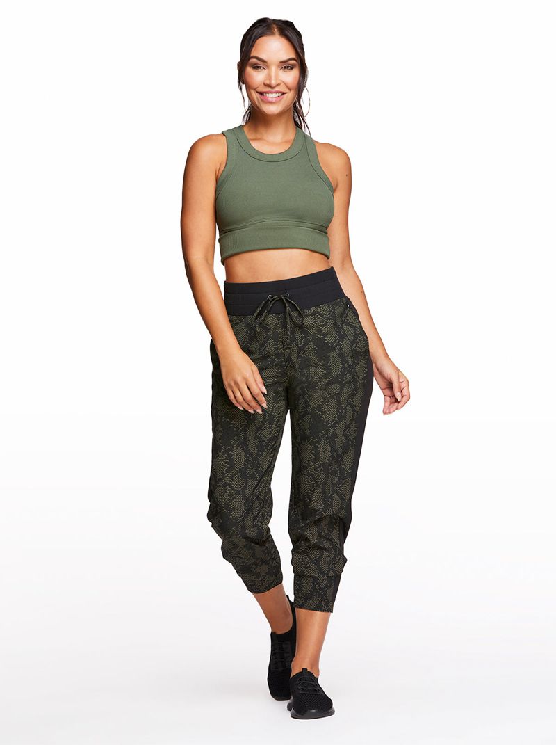 Calças Jessica Simpson Ella Woven Jogger Feminino Serpentine | 56870VOMA