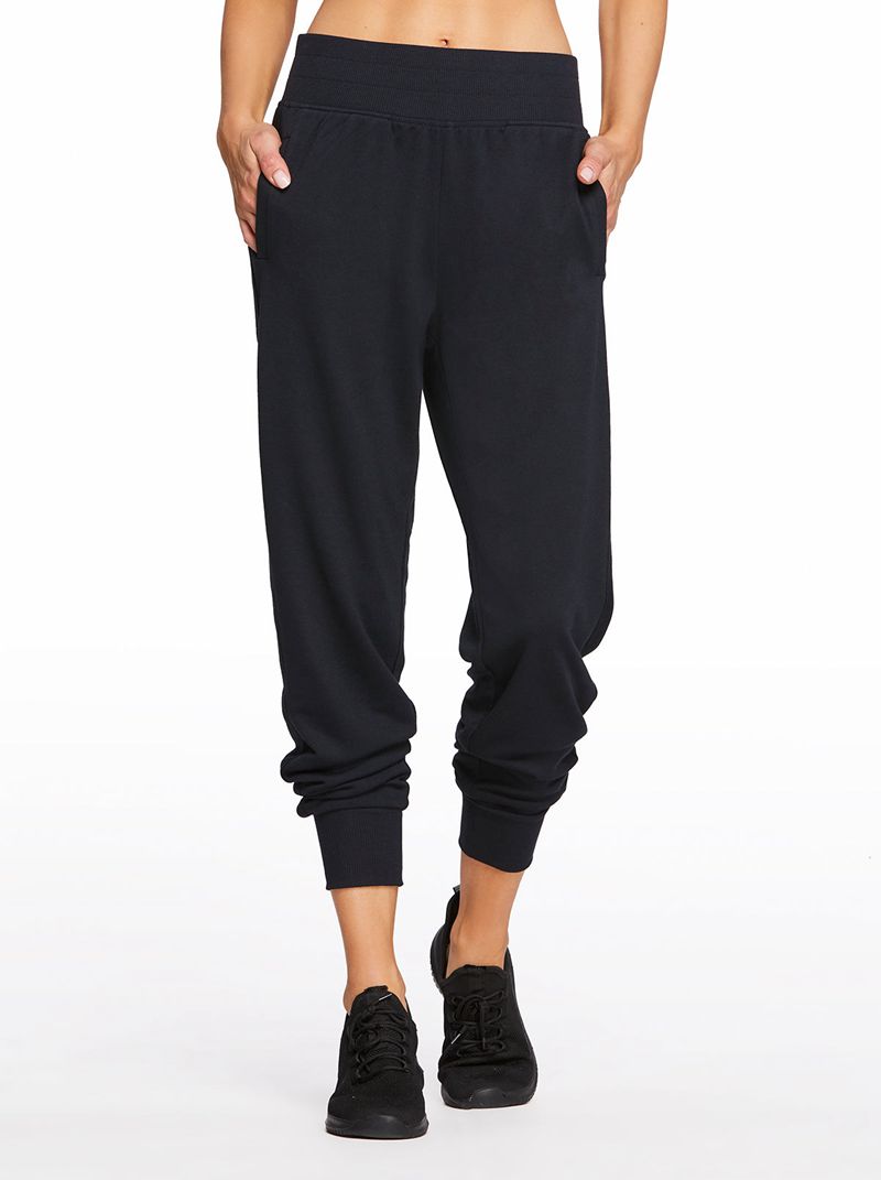 Calças Jessica Simpson Tanya Jogger Feminino Pretas | 09742SPGZ