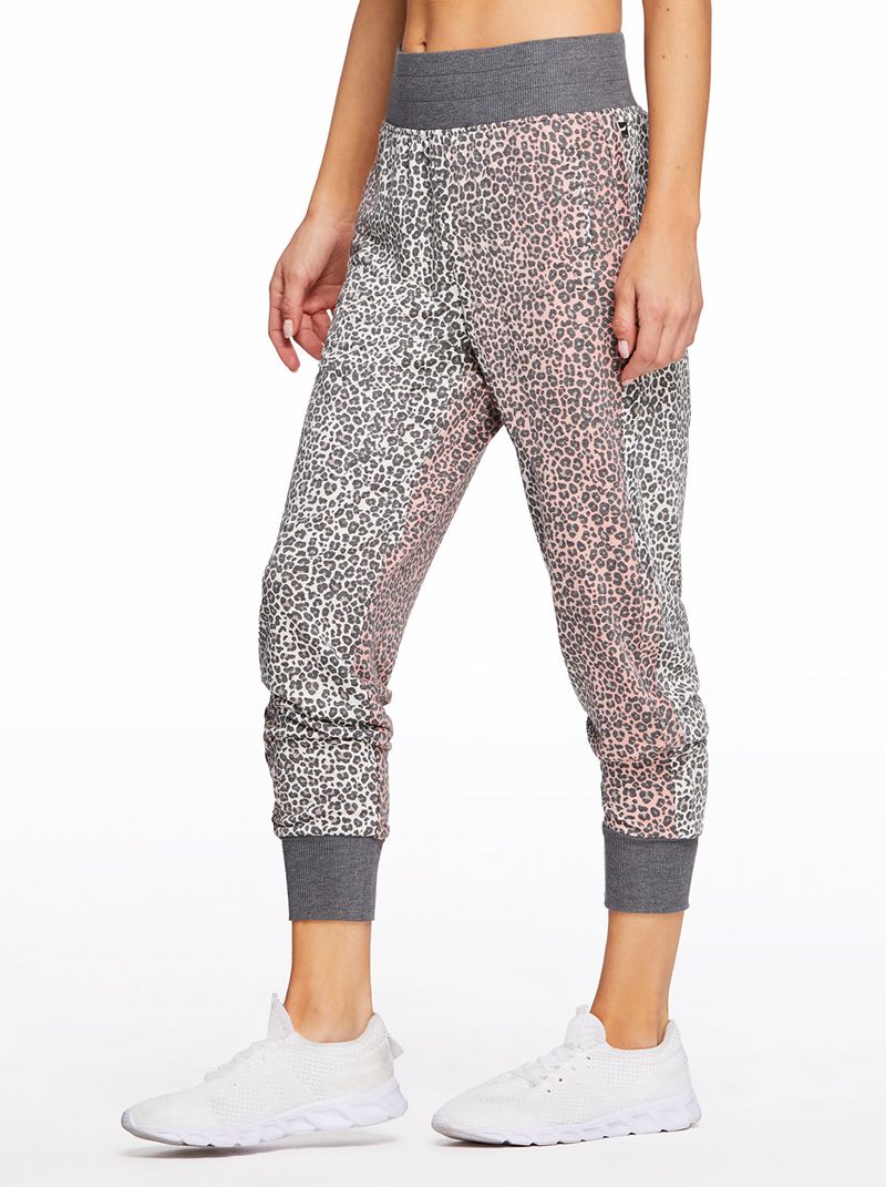 Calças Jessica Simpson Tanya Jogger Feminino Branco Pretas | 51308NRJO