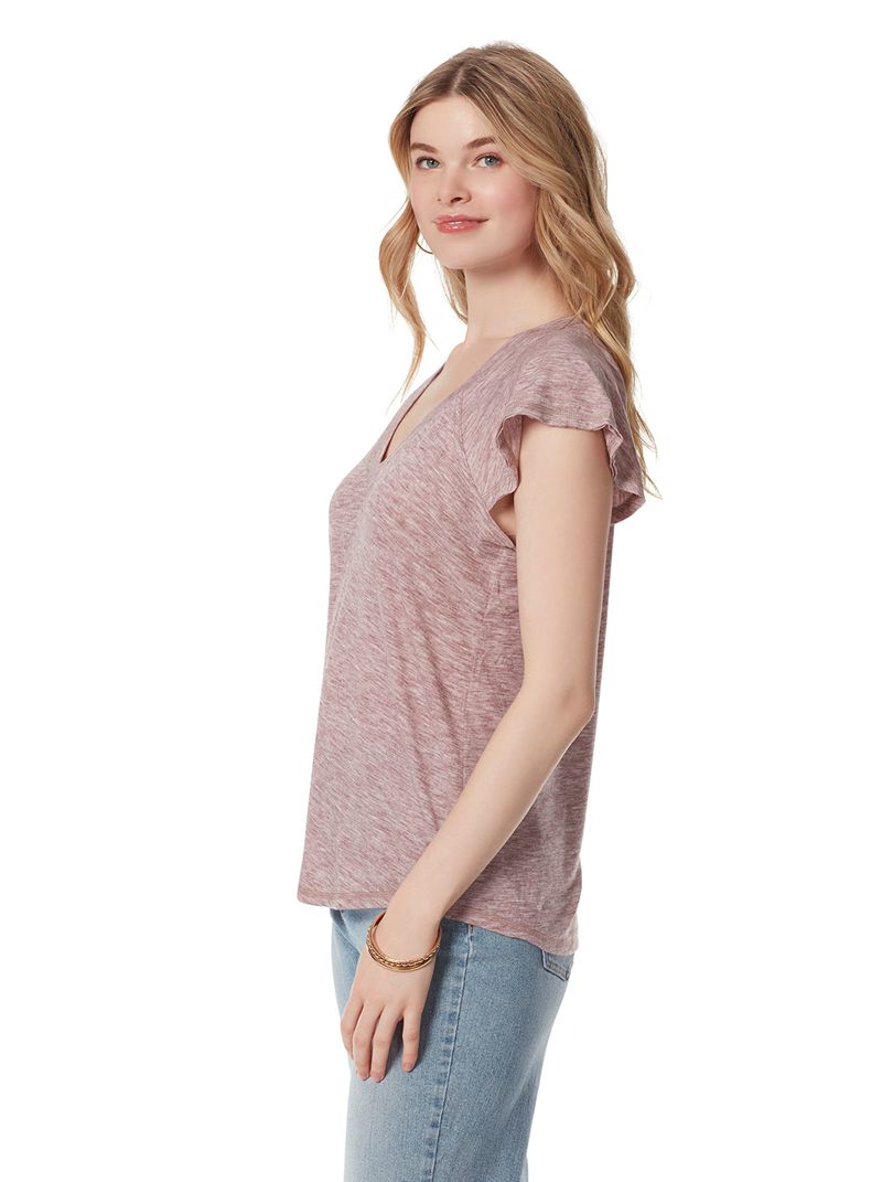 Camiseta Jessica Simpson Gracie Feminino Roxo | 14603KXGC