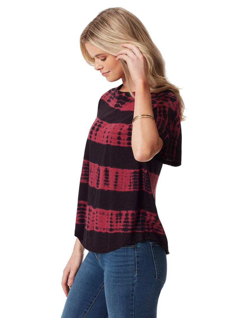 Camiseta Jessica Simpson Stevie Graphic Feminino Bordeaux | 09425WCPA