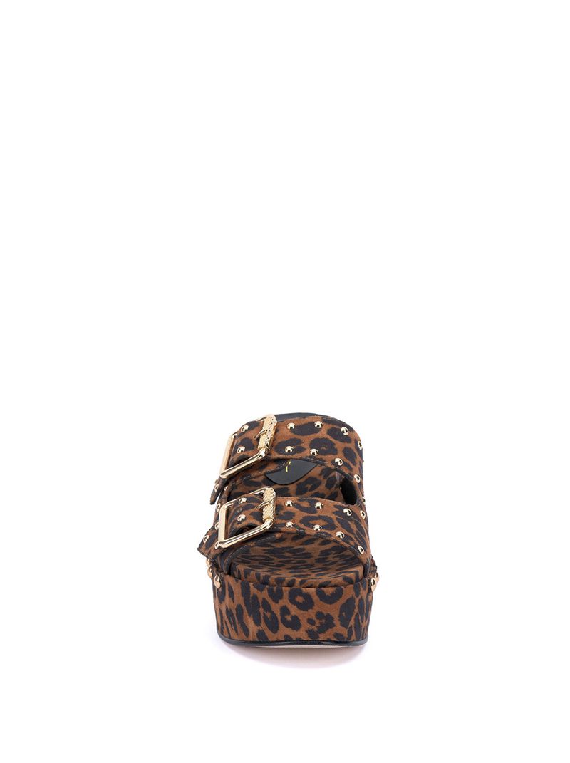 Chinelos Jessica Simpson Cyriss Feminino Bege Leopardo | 27189POYC