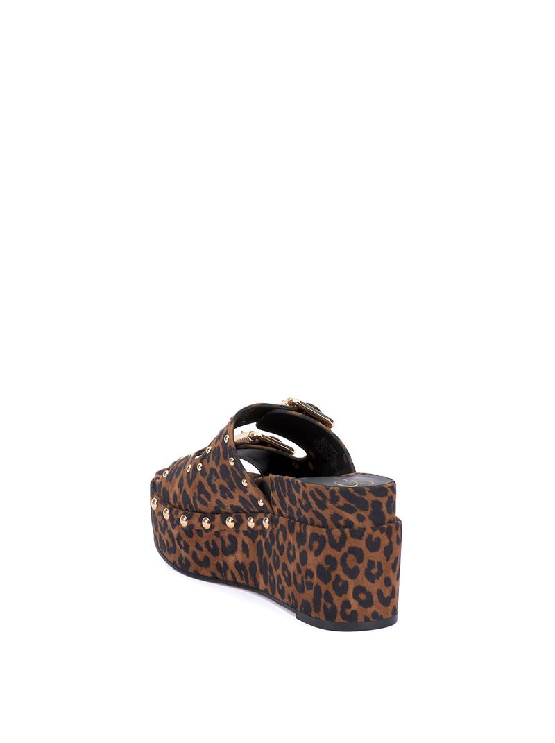 Chinelos Jessica Simpson Cyriss Feminino Bege Leopardo | 27189POYC