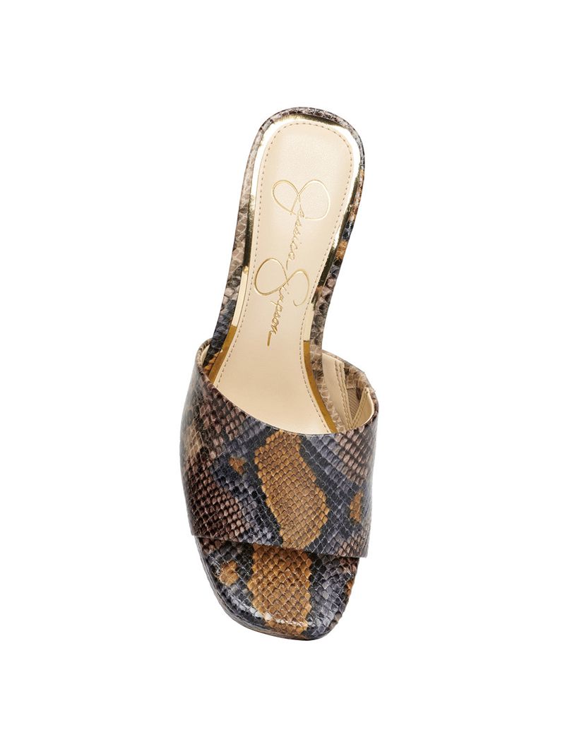 Chinelos Jessica Simpson Elyzza Feminino Serpentine | 10375CILH