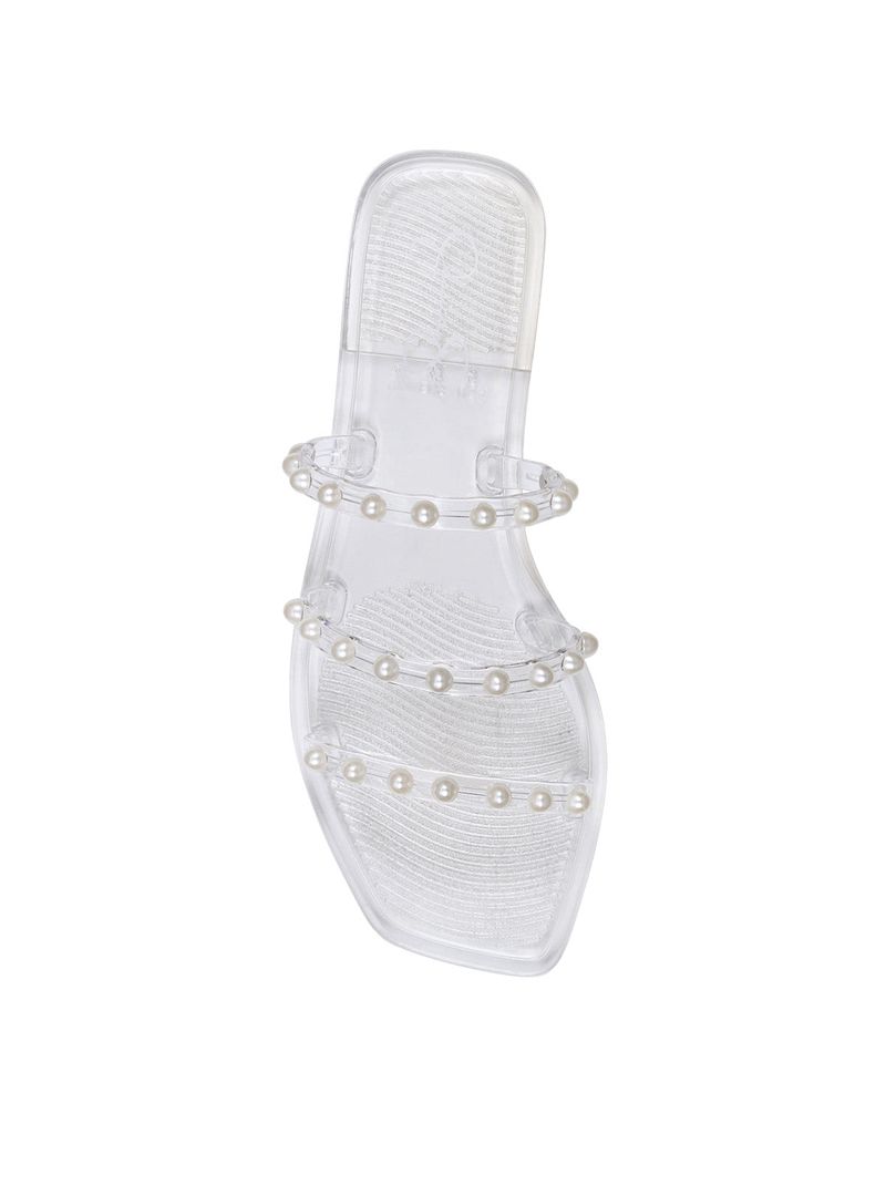 Chinelos Jessica Simpson Jullema Feminino Transparent | 08491IKPU