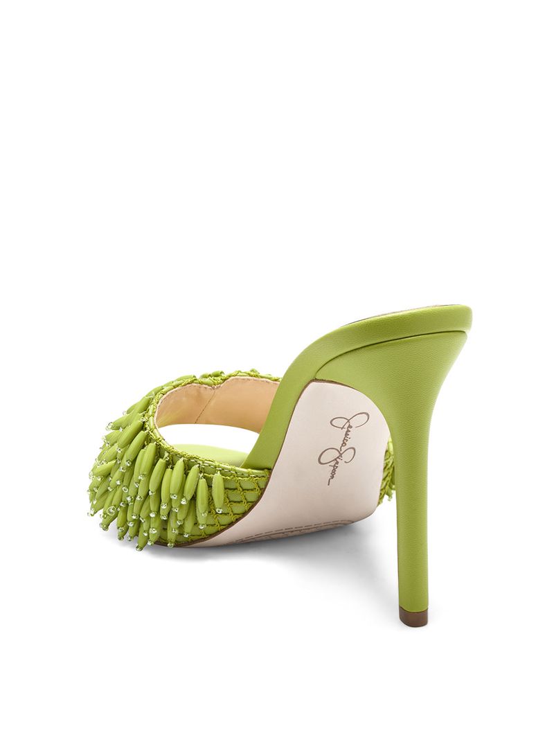 Chinelos Jessica Simpson Olya Feminino Verdes | 13529EQTW